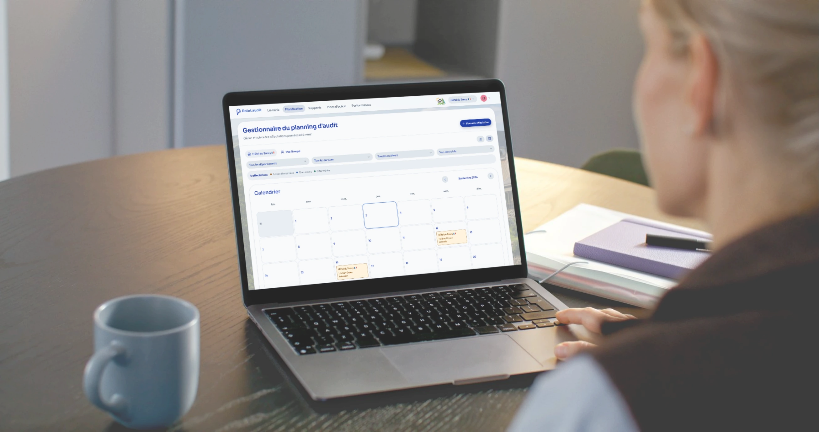 Planification d’une inspection dans Point Audit