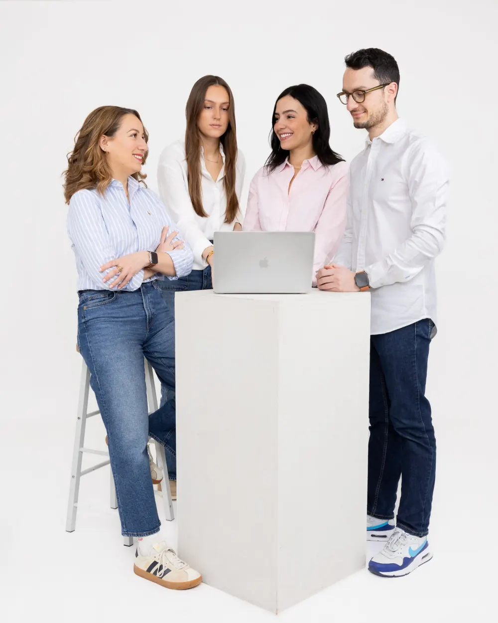 Lisa Bouamra and Thomas Revault, co-founders of Point Audit
